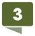 Number three Icon