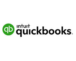 Logotipo de Intuit QuickBooks con un símbolo 