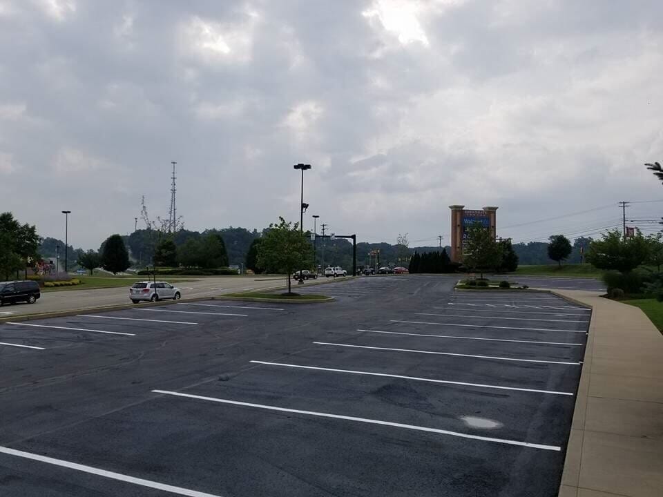 Parking Lot Zoom Out — Clean Parking Lot in Greensburg, PA