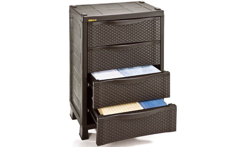 Armario Cajonero Rattan Rimax