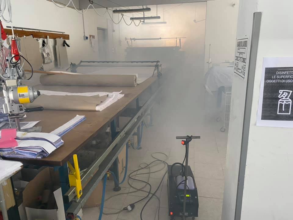 sanificazione industria