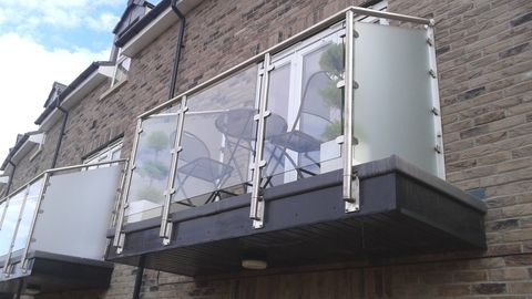 Elegant glass panels