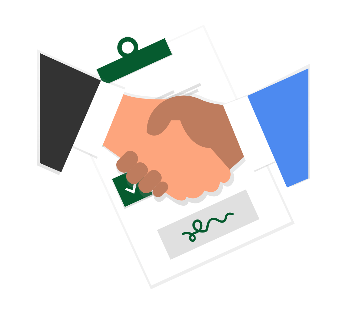 handshake illustration