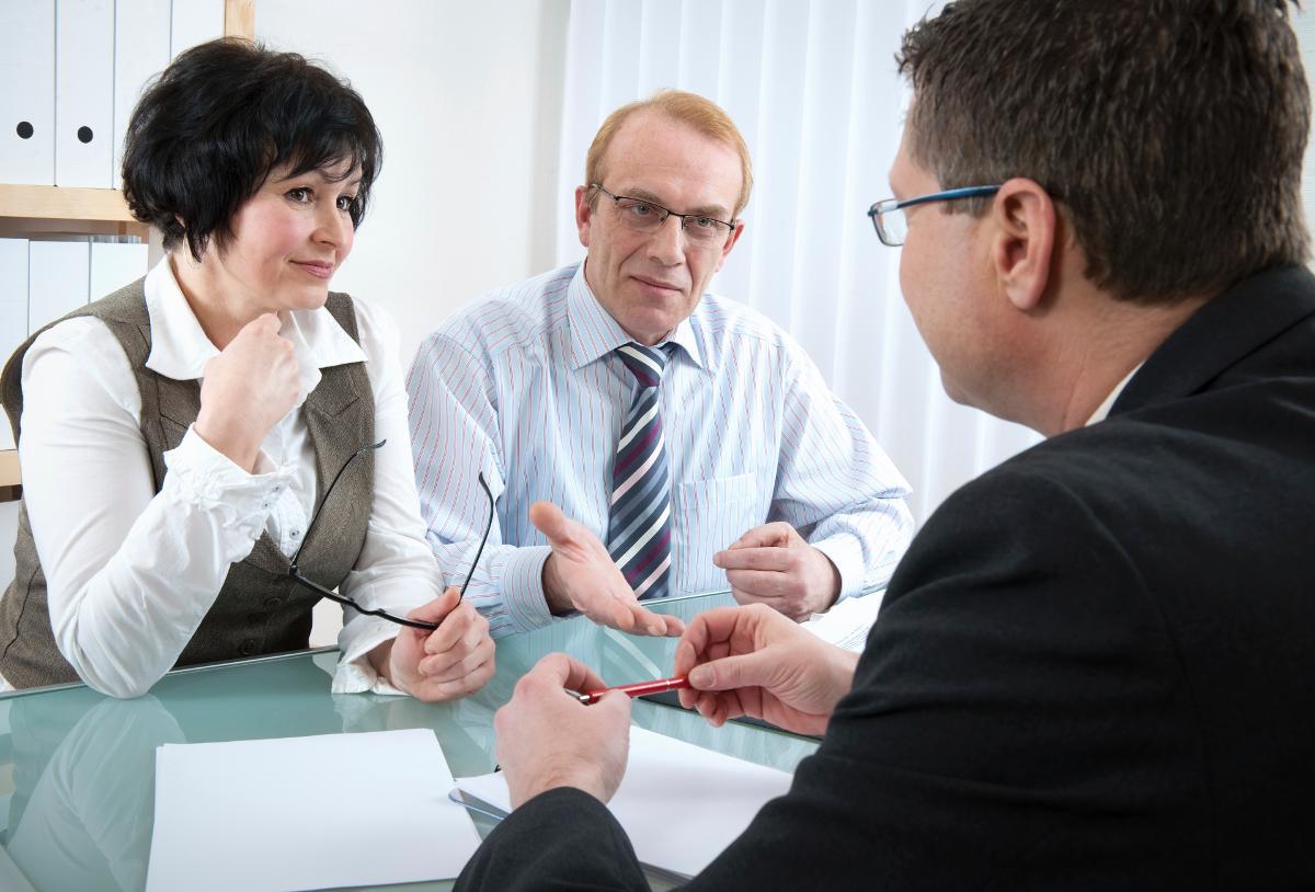 Attorney Discussing Estate Planning Options with Clients