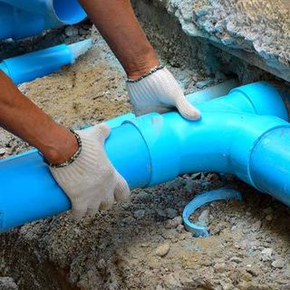 blue pipes