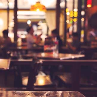 People Eating in a Restaurant — Pizza in Monterey, CA