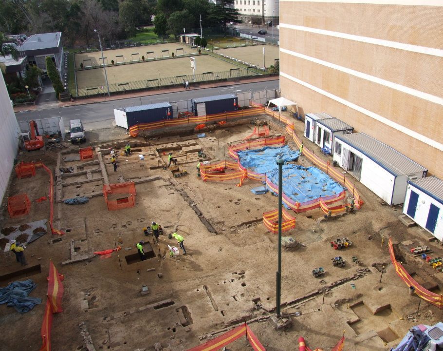 Site covered for archaeological surveys