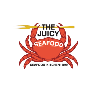 ZBS POS restaurant point of sale credit card processing successful clients The Juicy Seafood logo red crab with gold fork