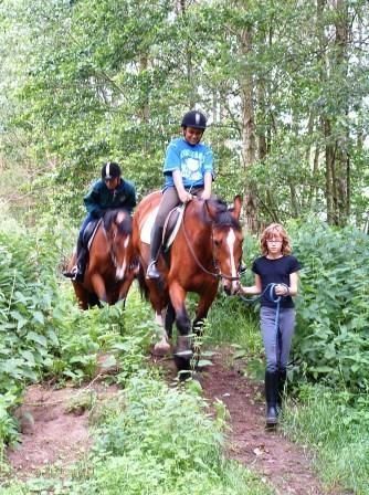 eepm aangepaste paardrijles van spgob in de natuur