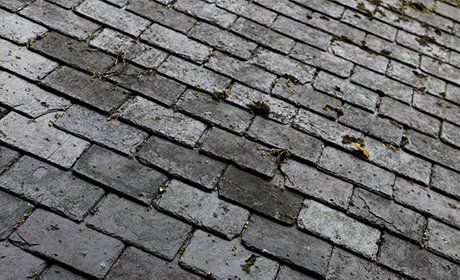 Stones, bricks, copings, flag stones, brickwork and paving