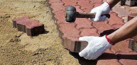 patio laying