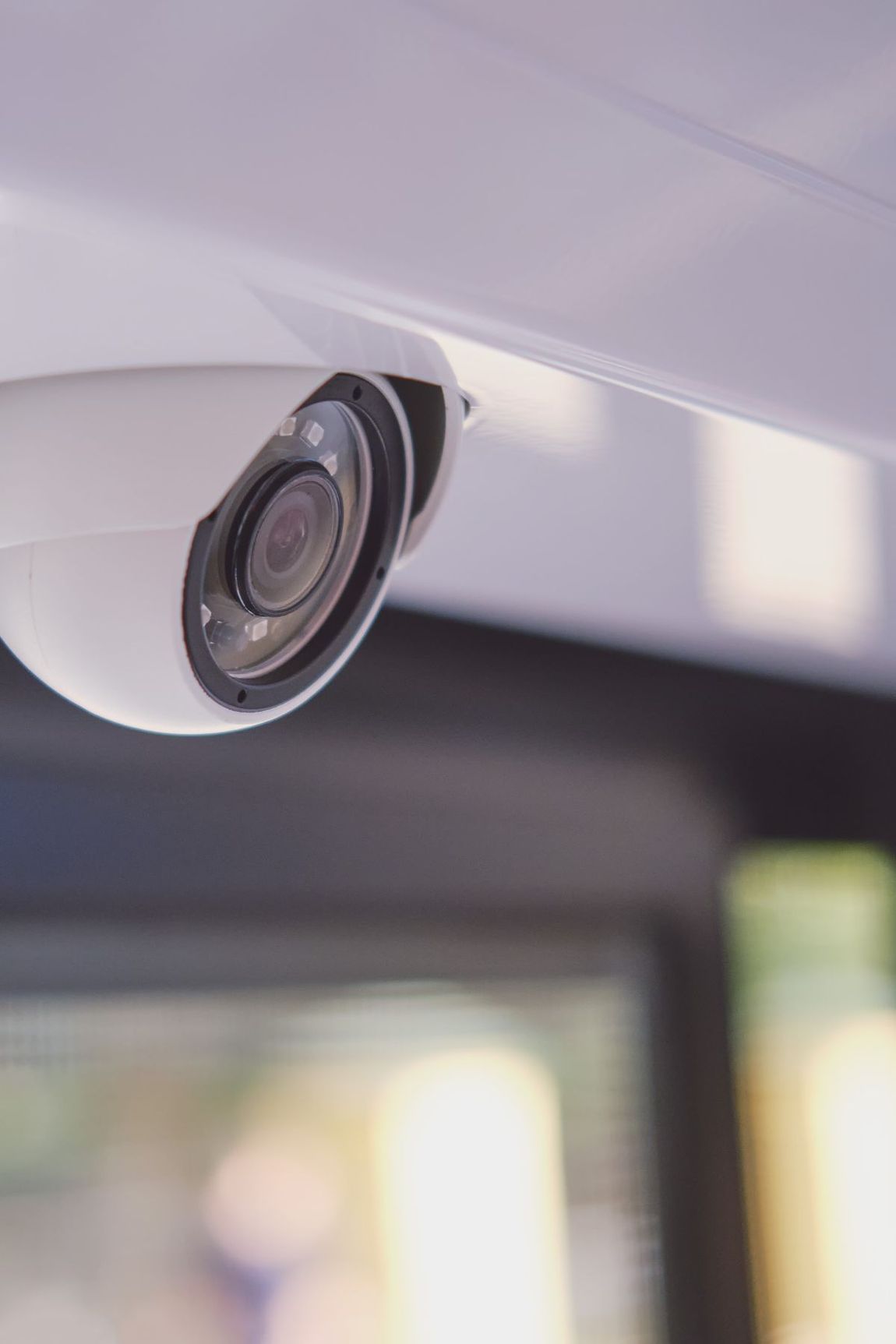 telecamera di un impianto di videosorveglianza industriale