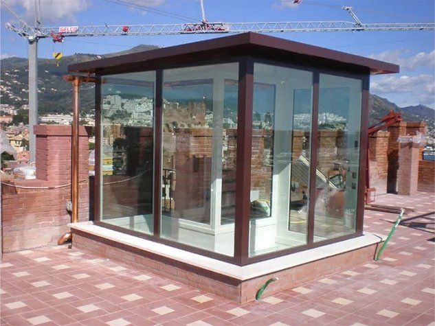 veranda su tetto