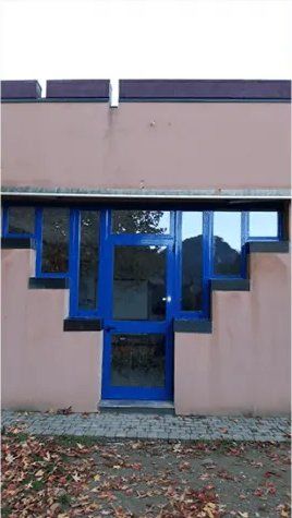 finestra blu