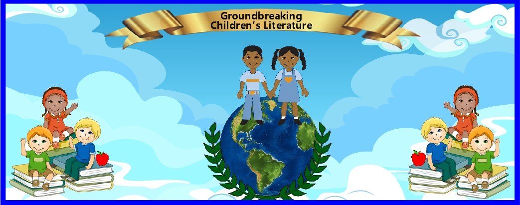 Children on globe with banner