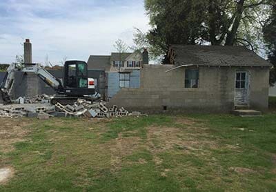 Demolishing House Wall — Demolition in Sewel, NJ Demolishing House Wall — Demolition in Sewel, NJ
