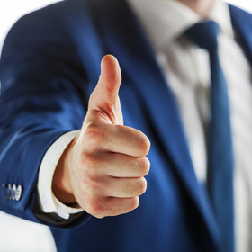 Law Office — Lawyer Showing Thumb Up in Southfield, MI Law Office — Lawyer Showing Thumb Up in Southfield, MI