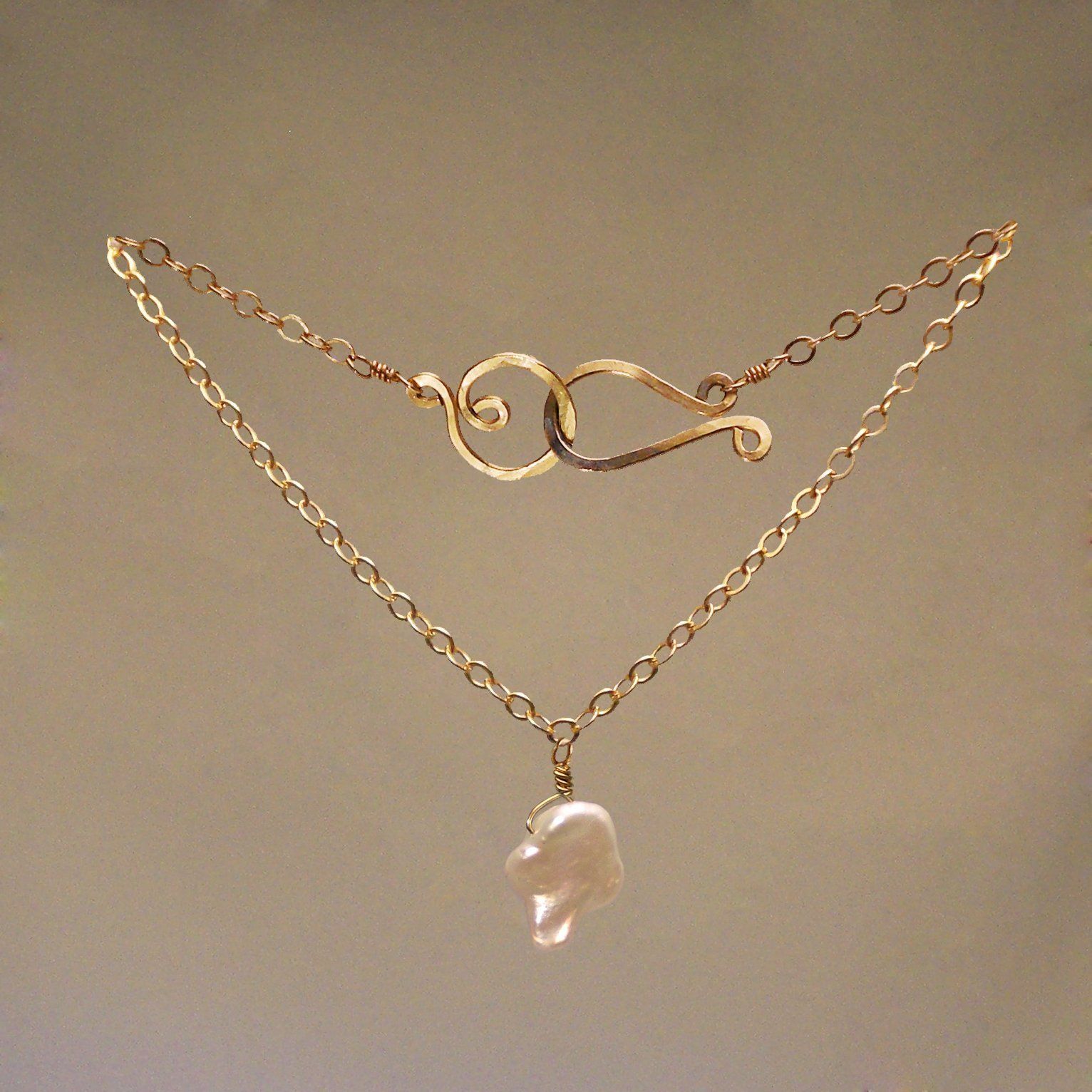 Pearl Gem Drop Braceket