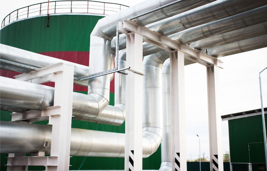 Tubi metallici per grandi impianti esterni