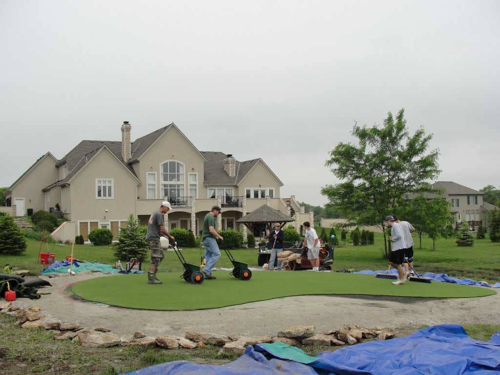 Landscape Contractors Commercial & Residential — Landscaping Lawn of Big House — Louisville, KY