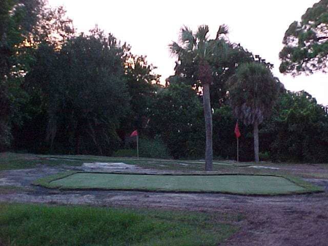 Golf landscape — Landscape with Two Red Flags — Louisville, KY