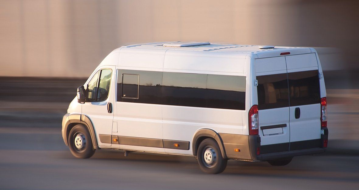 Van on Road — Livingston, LA — Truck & Equipment Rentals Van on Road — Livingston, LA — Truck & Equipment Rentals