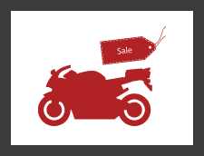 Bike for sale icon