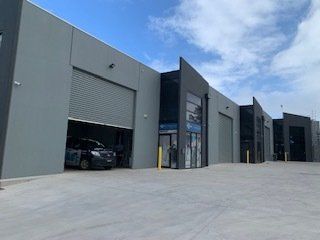 commercial building with garage