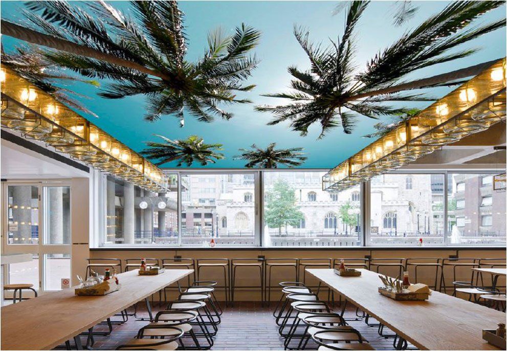 View of Restaurant with Tables and Chair — Mission Viejo, CA — Elephant Signage & Display International