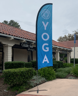 CUSTOM BANNER STANDS — Large Format Printing Machine in Operation in Mission Viejo, CA