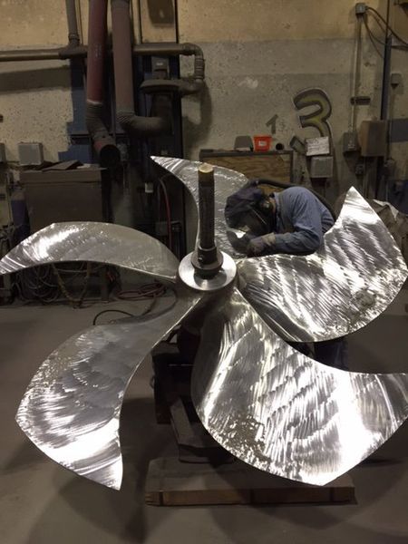 Manufacturing  5 Blade Skew Propeller