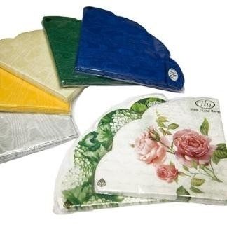 tovaglioli di carta colorati