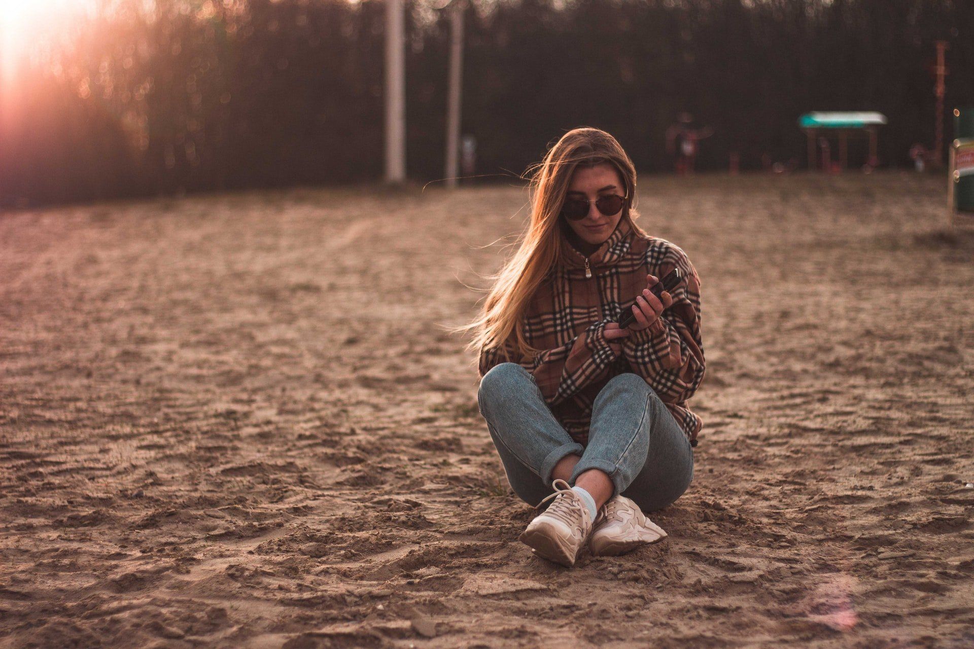 Student taking care of herself and dealing with COVID-19 stress
