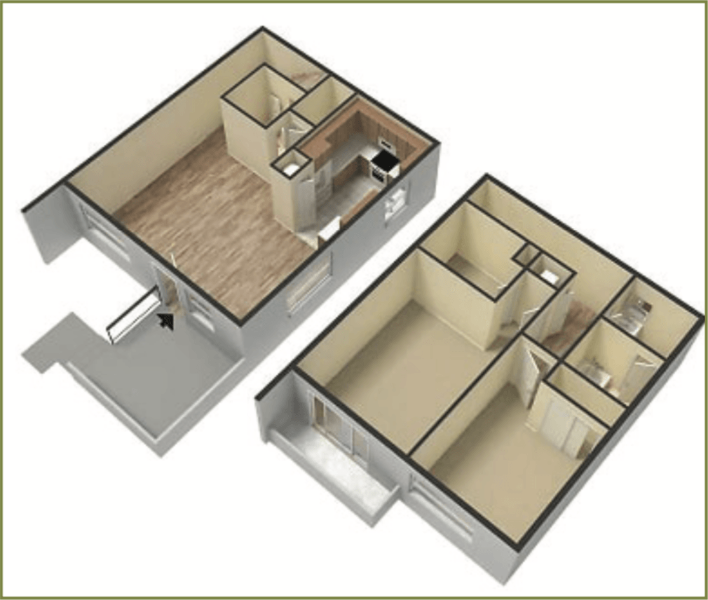 2 BED | 1.5 BATH