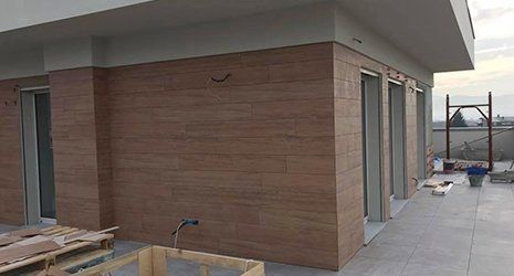 Rivestimento di legno che abbellisce