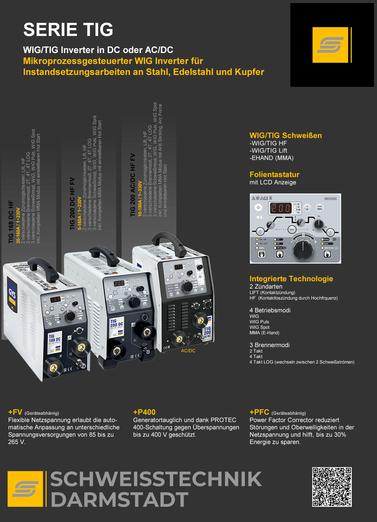 WIG/TIG INVERTER BY | SCHWEISSTECHNIK DARMSTADT