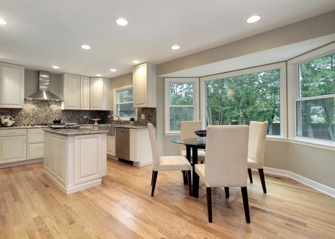 internal dining and kitchen