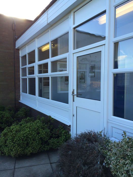 angle door window corridor
