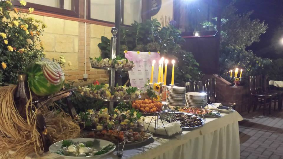 Allestimento del buffet
