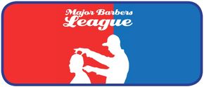Ein blau-rotes Logo für die Major Barbers League