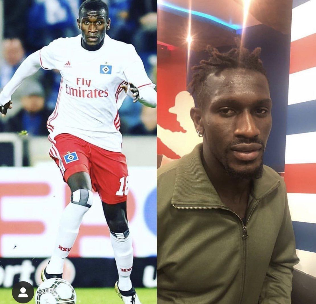 Ein Fußballspieler mit Fly Emirates auf seinem Trikot