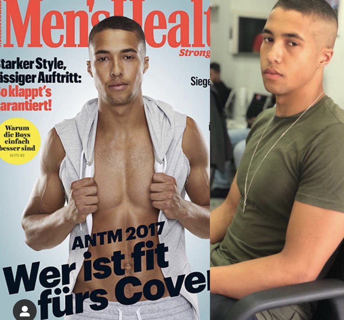 Ein Mann auf dem Cover des Men 's Health Magazins