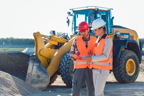 contractors discussing about the project