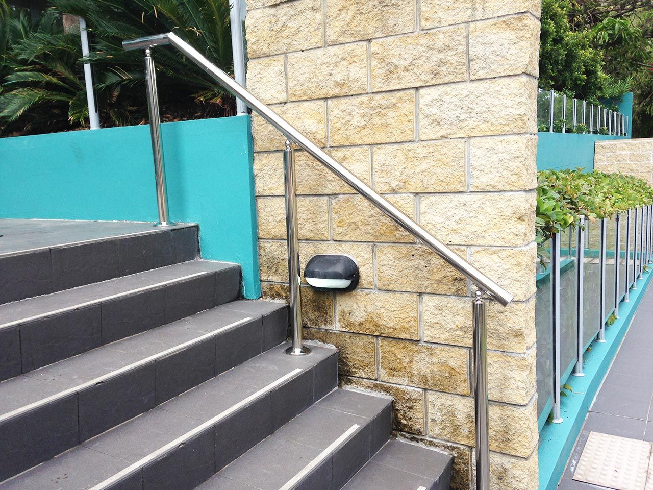 Stainless Steel Handrail — Shearwater Engineering in Taree, NSW