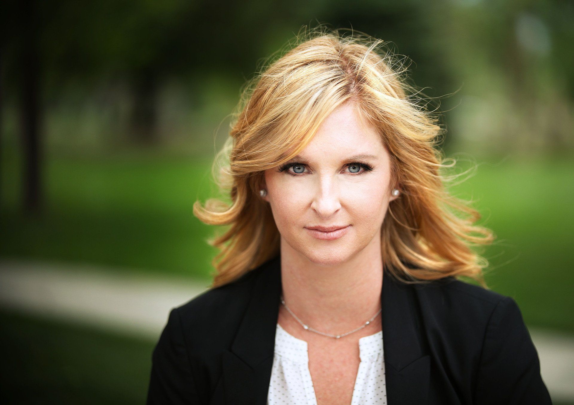 Professional woman with radiant skin