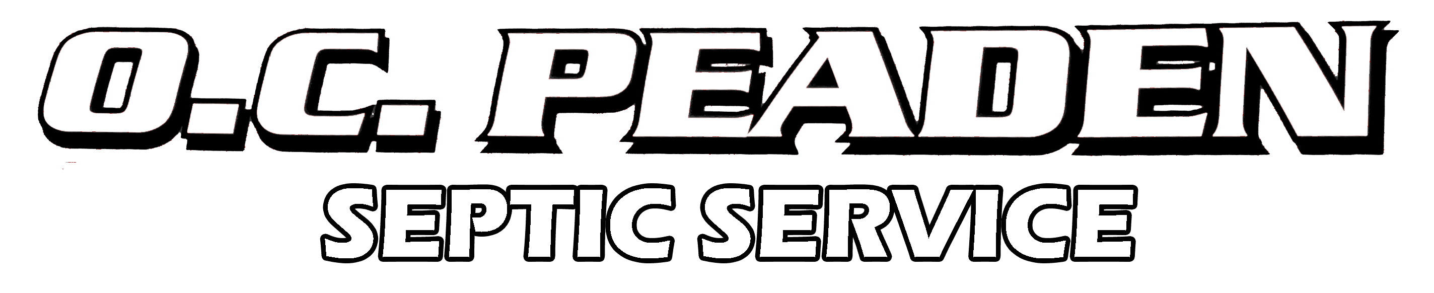 O.C. Peaden Septic Service logo