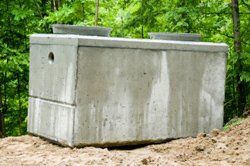 septic tank ready for installation