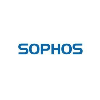 Sophos logo in blue on a white background