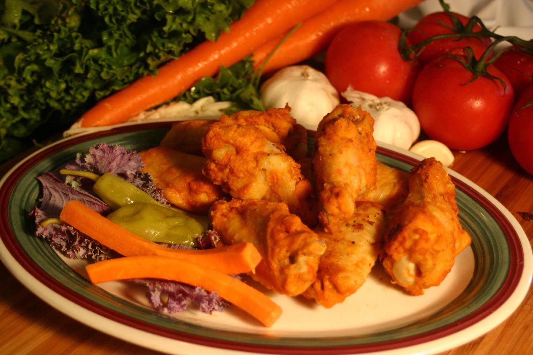 Plate of Hot Wings