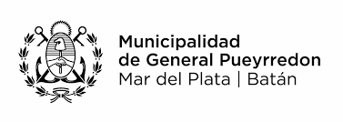 Logotipo del municipio de General Pueyrredon con escudo y texto “Mar del Plata | Batán”